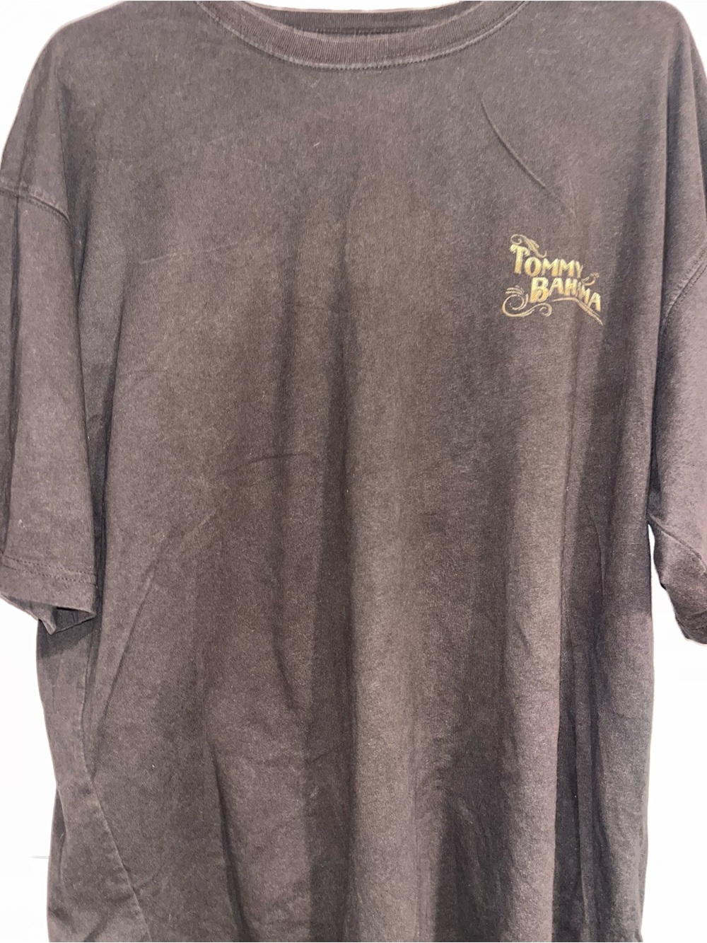 Tommy Bahama Short Sleeve Crewneck Tee - Charcoal with Gold Logo
